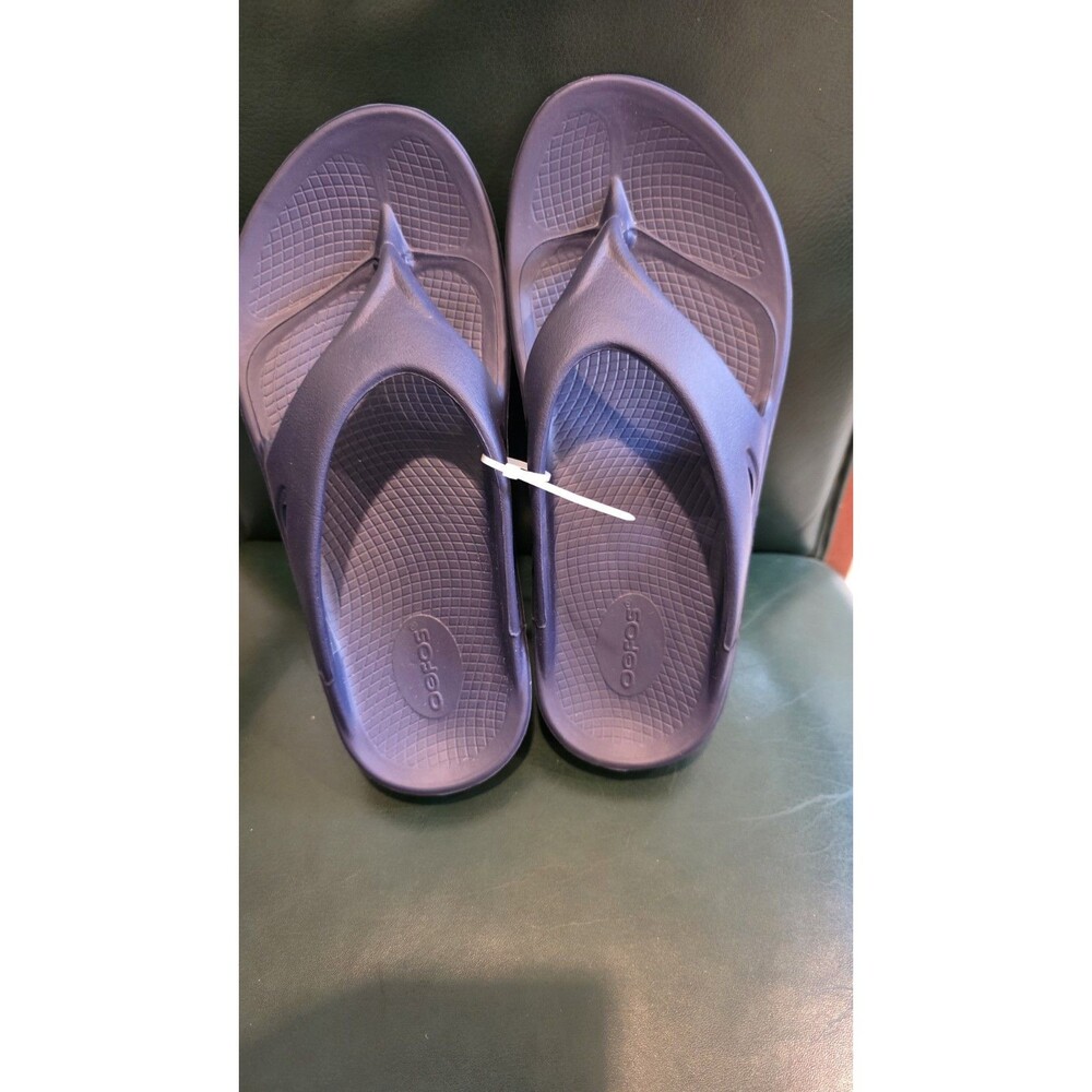 Oofos Ooriginal Recovery Thong Sandals Size 42 Mens 9 Womens 11 Blue Unisex